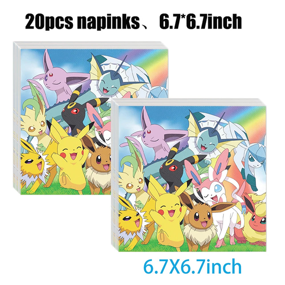 Pokémon: "Trainer's Birthday Bash" Party Supplies Kit (Takara Tomy)