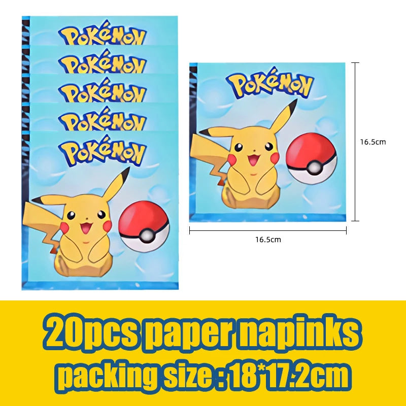 Pokémon: "Trainer's Birthday Bash" Party Supplies Kit (Takara Tomy)