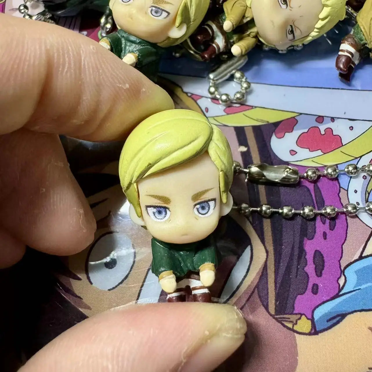 Attack on Titan: "Survey Corps Chibi" Collectible Charms (Official Bandai)