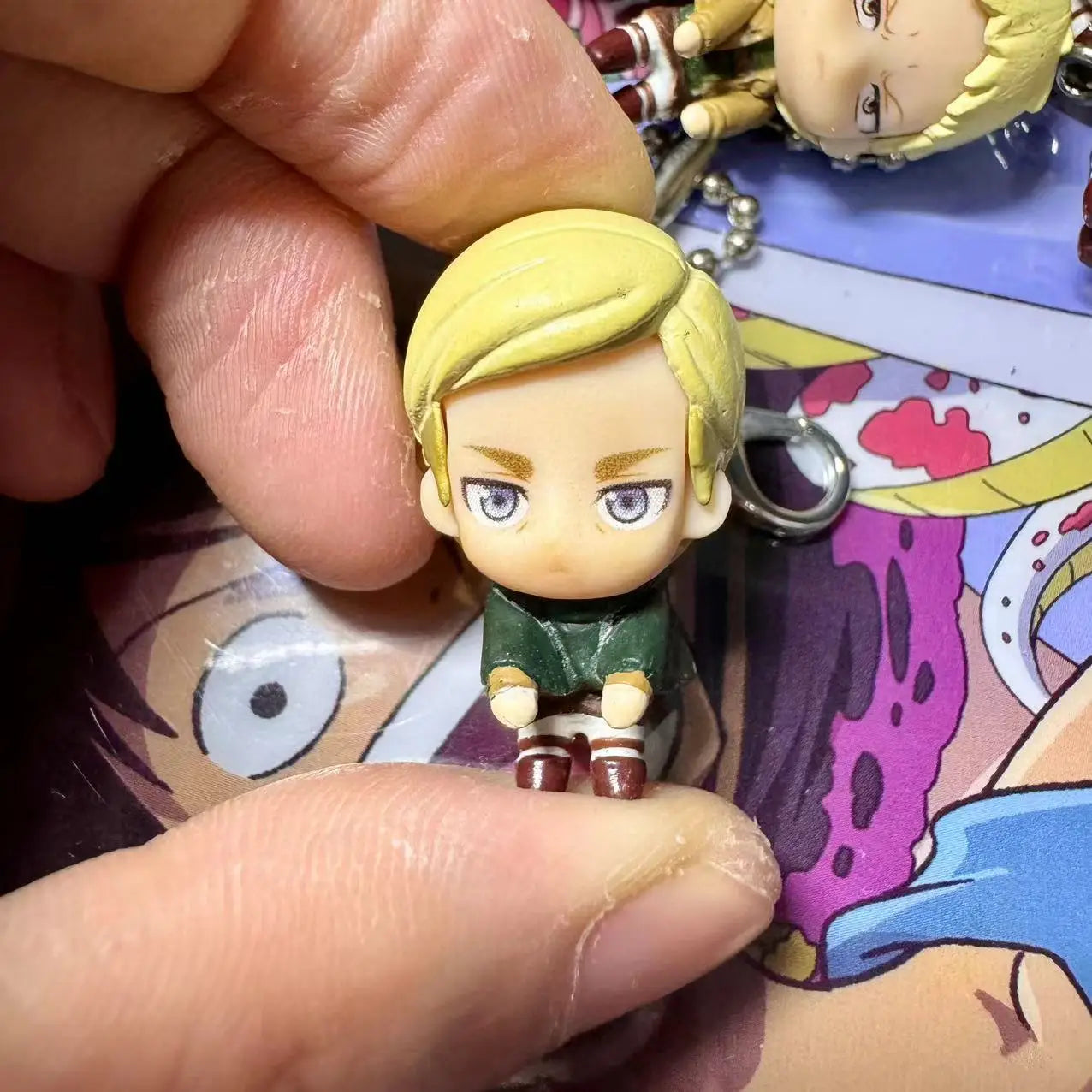 Attack on Titan: "Survey Corps Chibi" Collectible Charms (Official Bandai)
