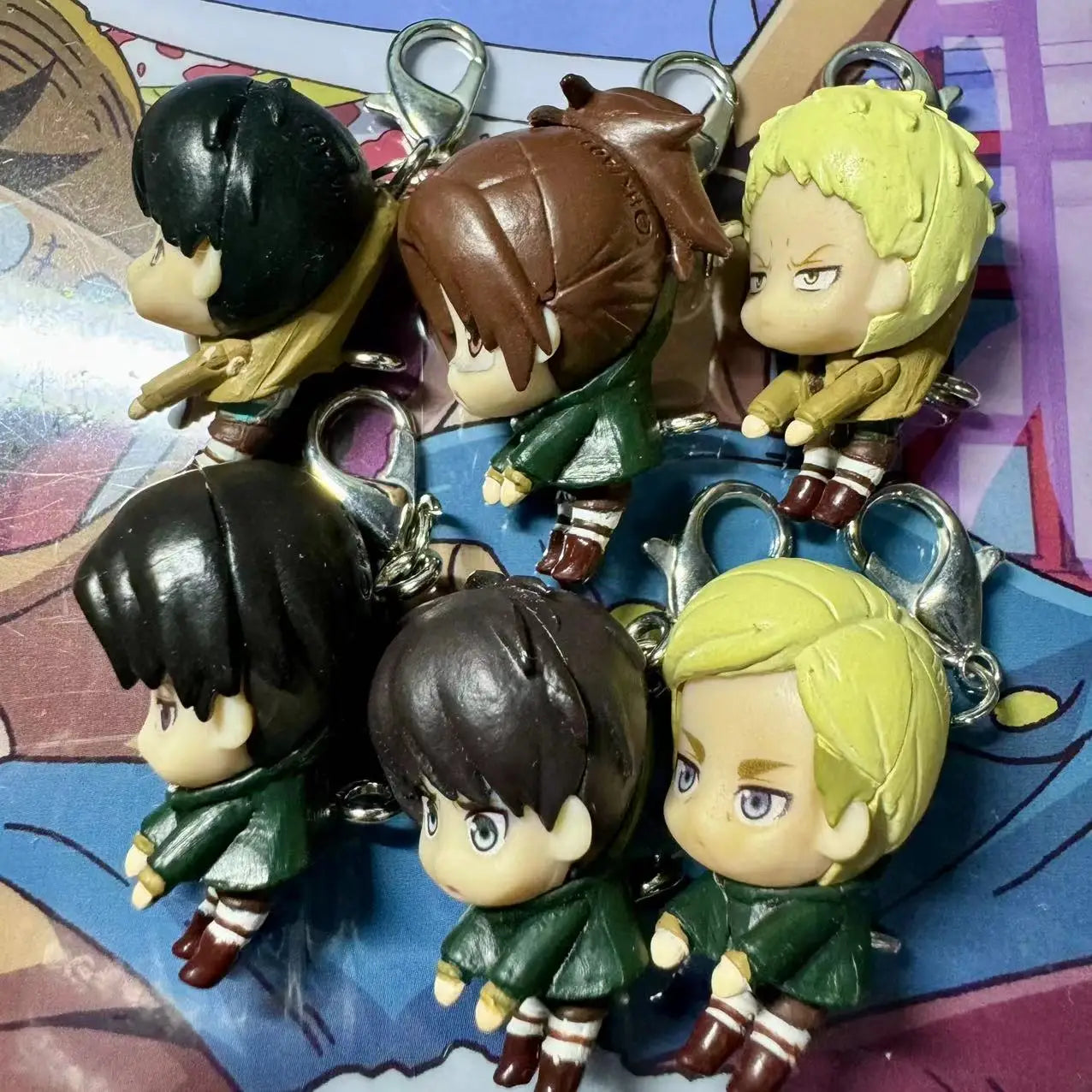 Attack on Titan: "Survey Corps Chibi" Collectible Charms (Official Bandai)