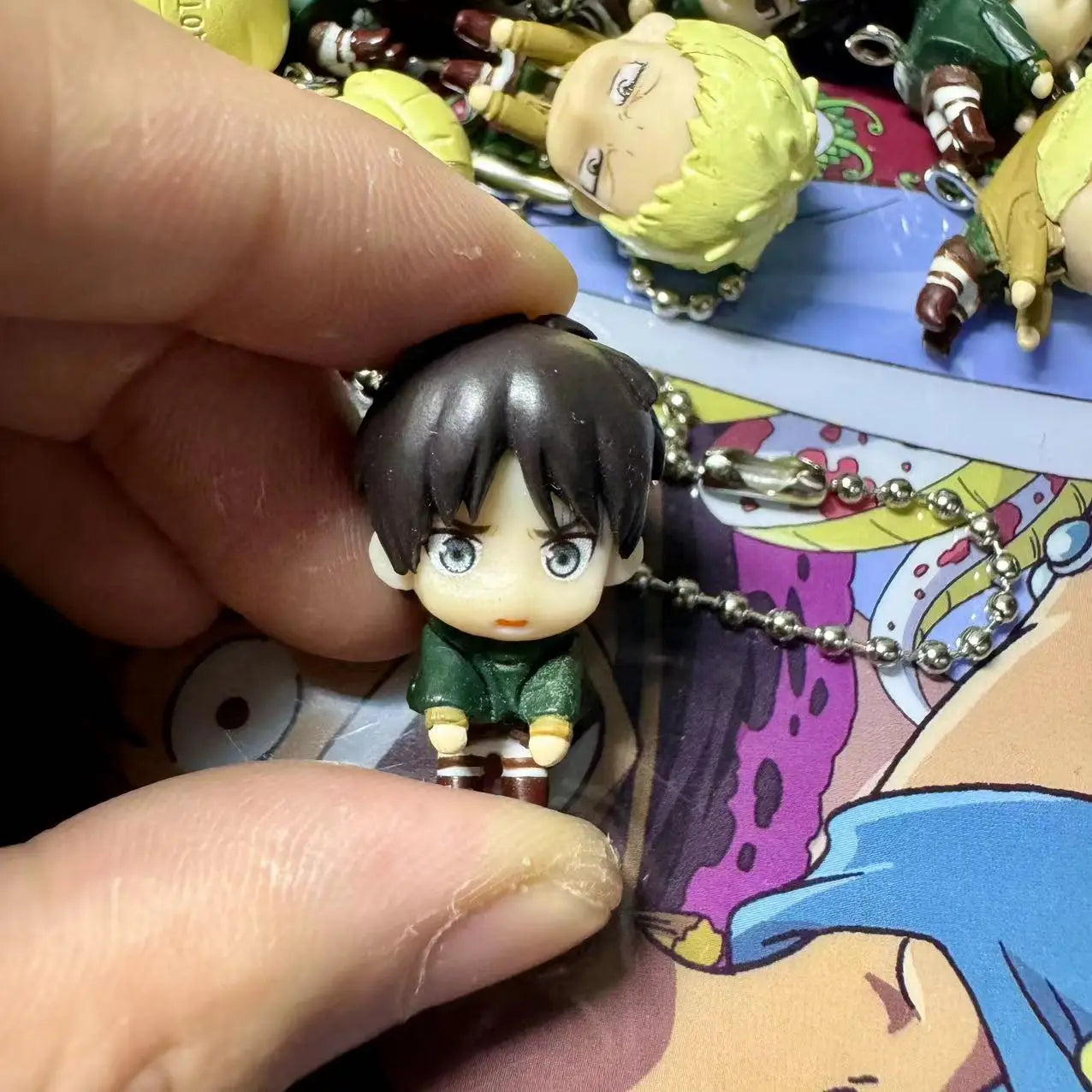 Attack on Titan: "Survey Corps Chibi" Collectible Charms (Official Bandai)