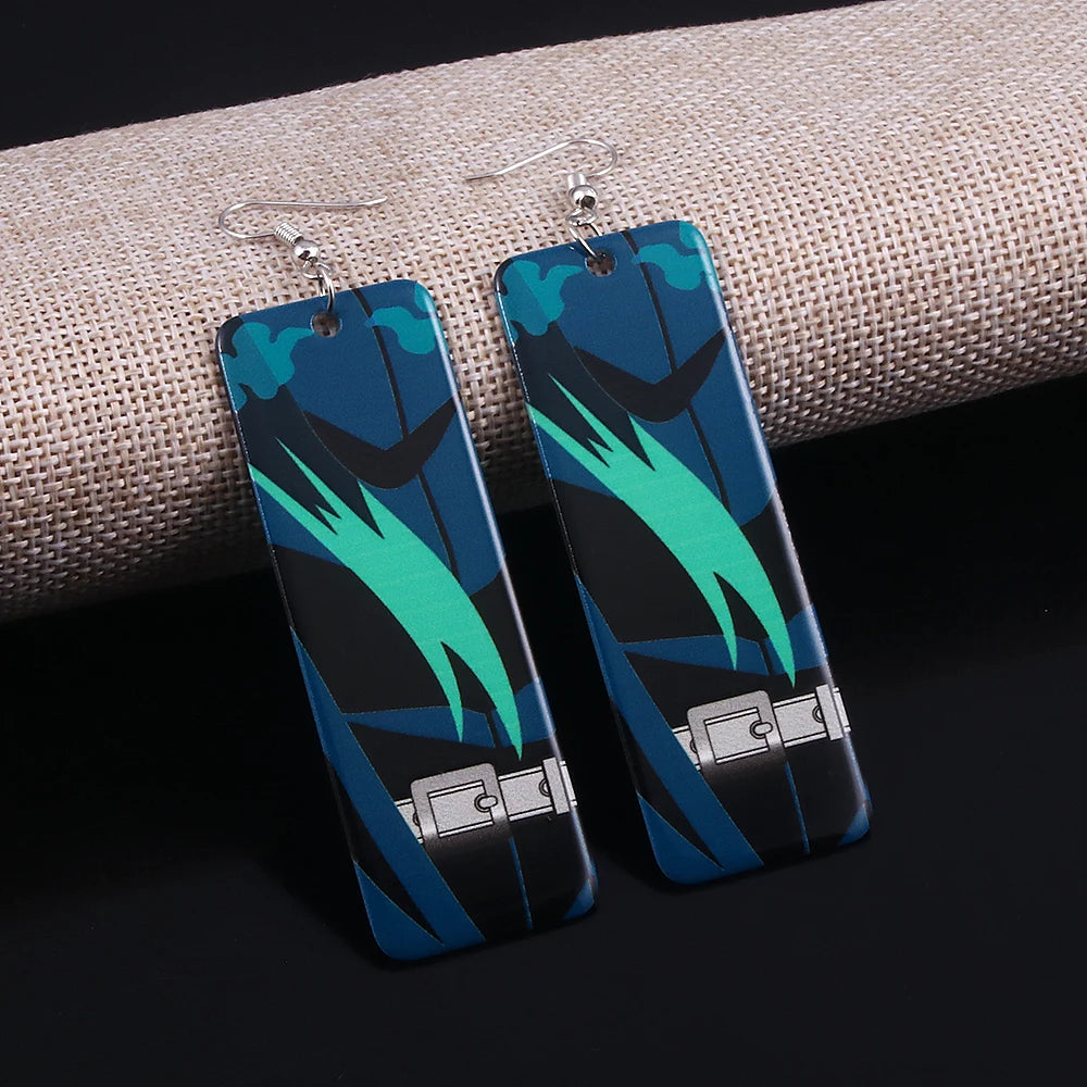 Demon Slayer: "Hashira's Patterns" Acrylic Drop Earrings