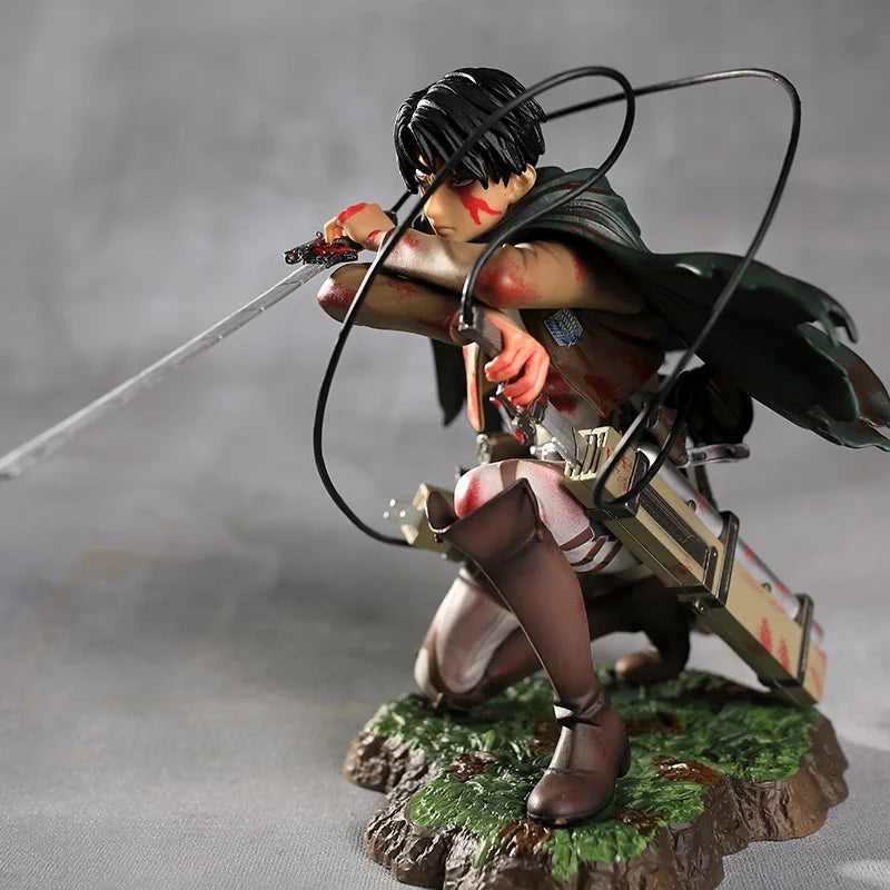 Attack on Titan: Levi Ackerman "Humanity's Strongest" Combat Figure (Bandai)