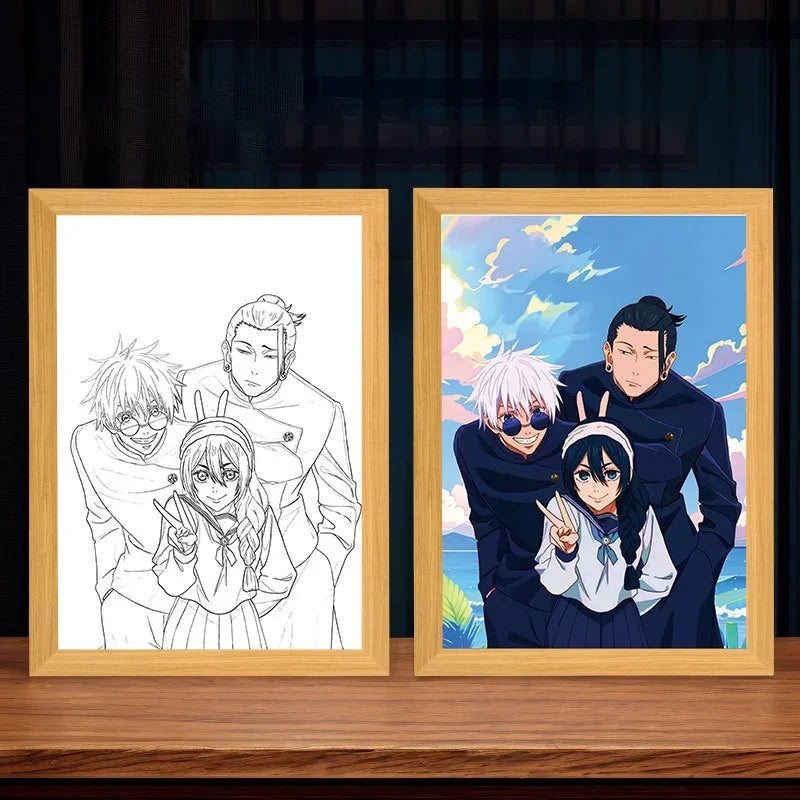 Jujutsu Kaisen: "Gojo & Geto" Illuminated Art Frame