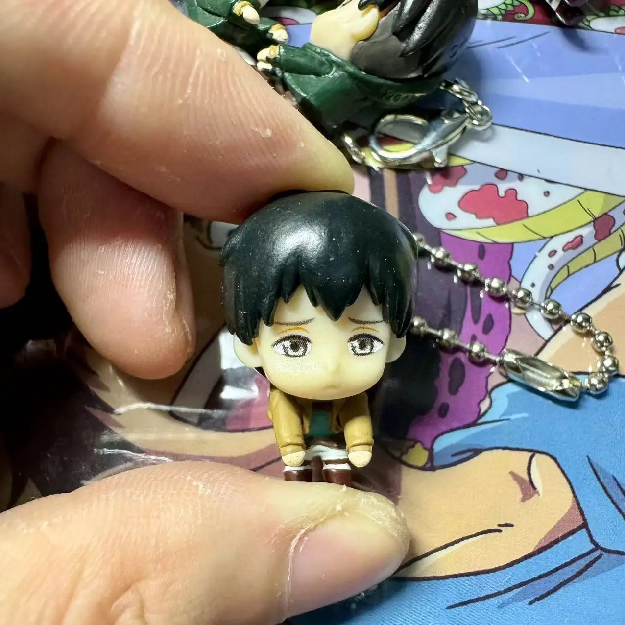 Attack on Titan: "Survey Corps Chibi" Collectible Charms (Official Bandai)
