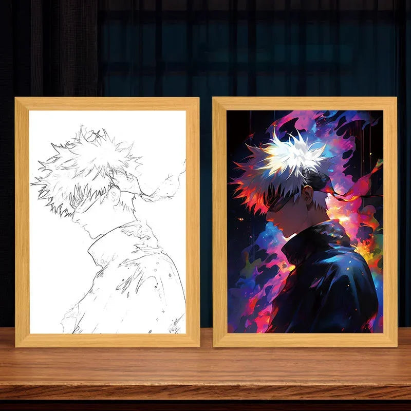 Jujutsu Kaisen: "Gojo & Geto" Illuminated Art Frame