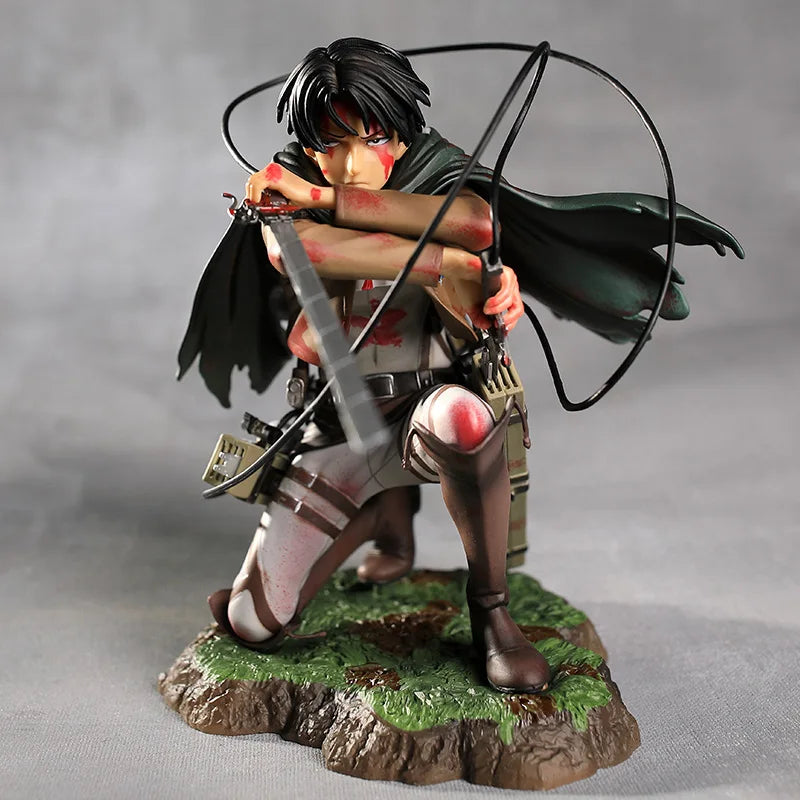 Attack on Titan: Levi Ackerman "Humanity's Strongest" Combat Figure (Bandai)