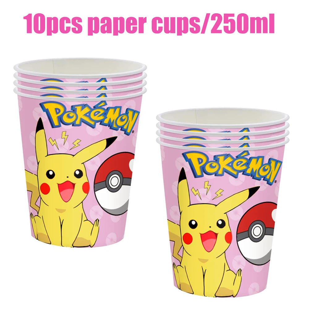 Pokémon: "Trainer's Birthday Bash" Party Supplies Kit (Takara Tomy)