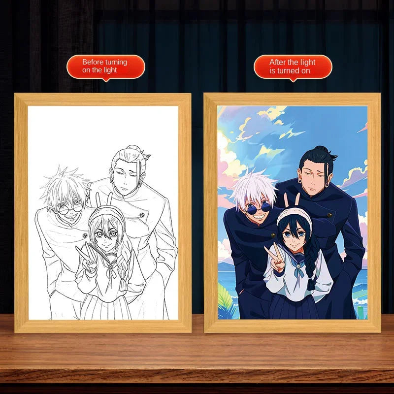 Jujutsu Kaisen: "Gojo & Geto" Illuminated Art Frame