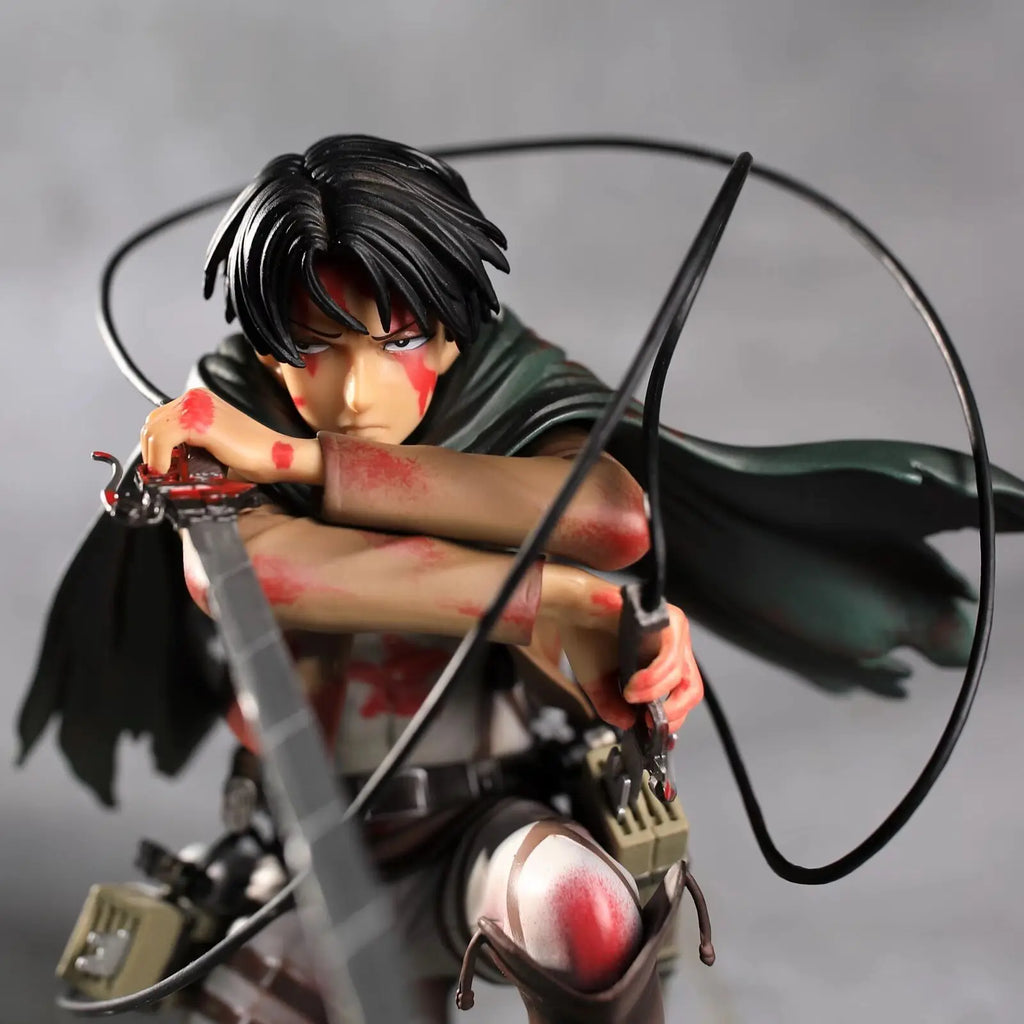 Attack on Titan: Levi Ackerman "Humanity's Strongest" Combat Figure (Bandai)