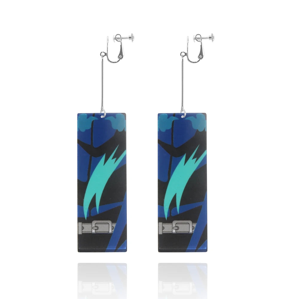 Demon Slayer: "Hashira's Patterns" Acrylic Drop Earrings