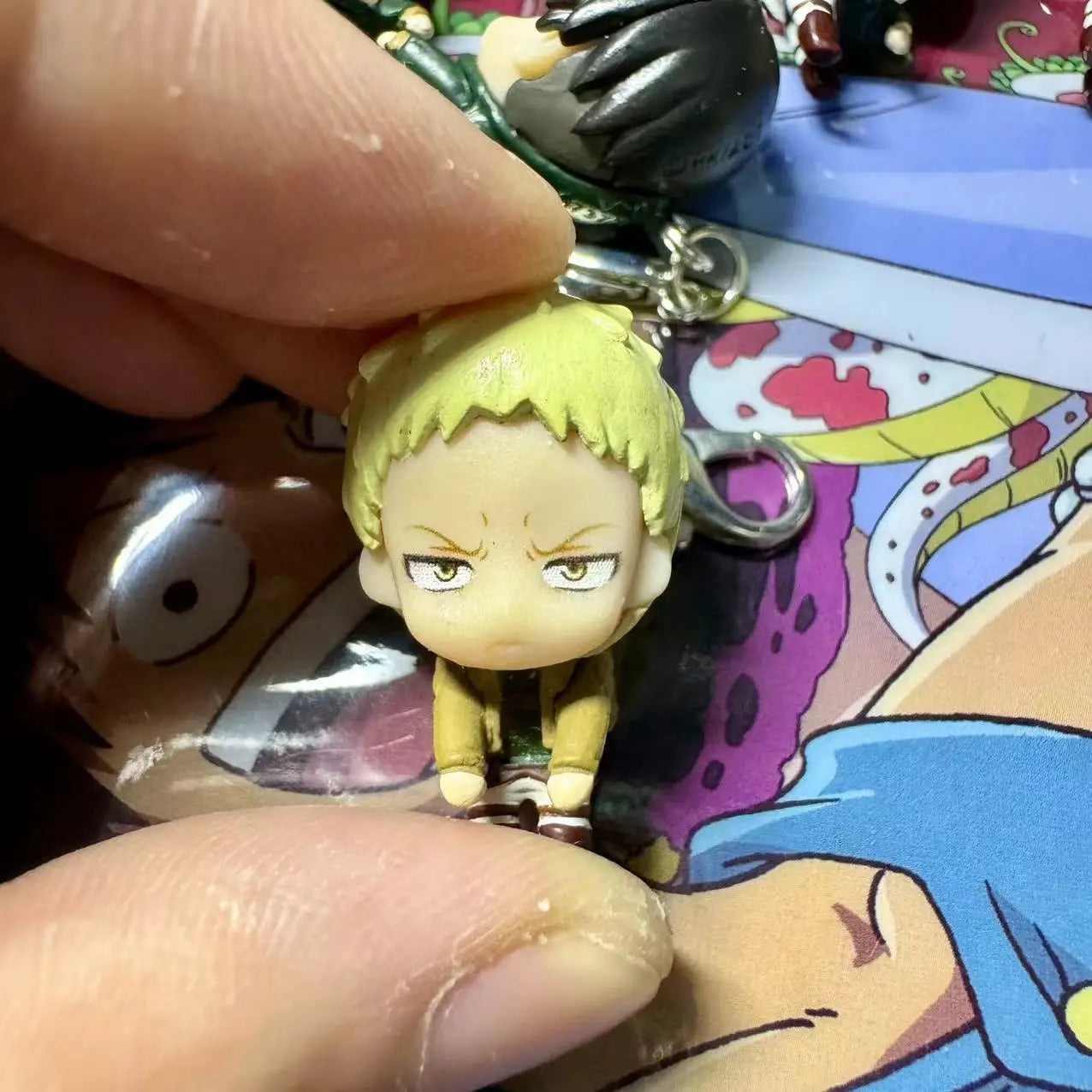 Attack on Titan: "Survey Corps Chibi" Collectible Charms (Official Bandai)
