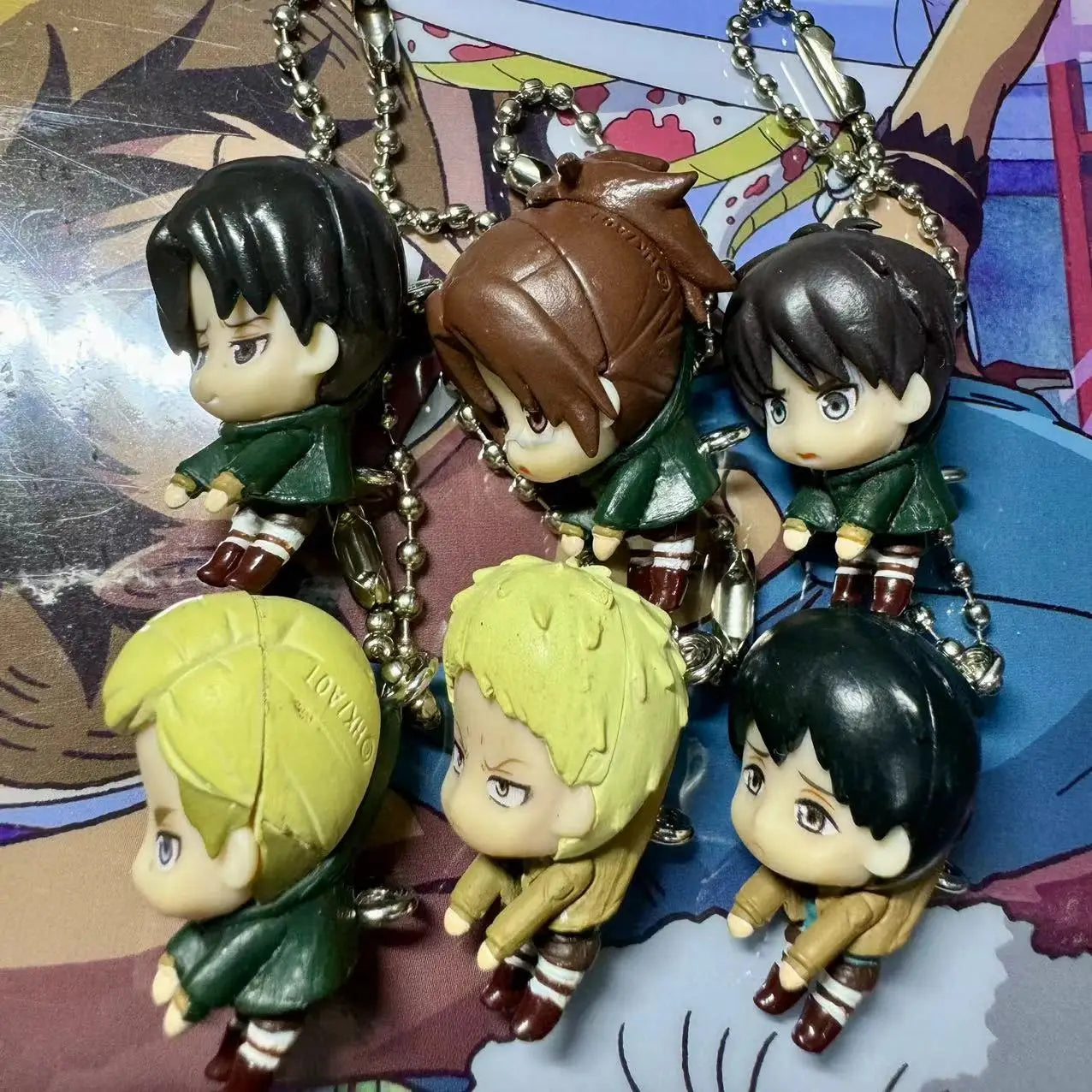 Attack on Titan: "Survey Corps Chibi" Collectible Charms (Official Bandai)