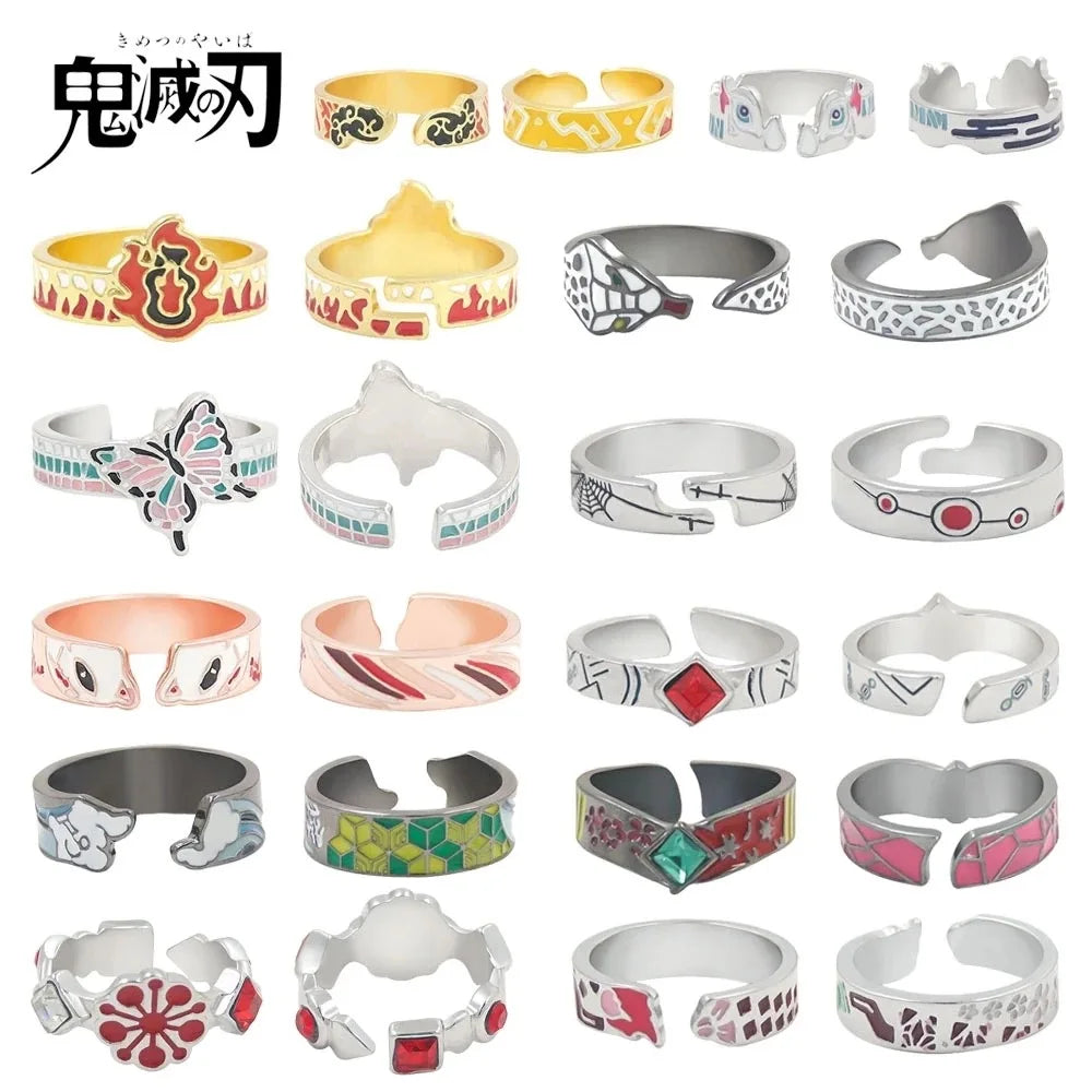Demon Slayer: "Kimetsu no Yaiba Corps" Adjustable Rings