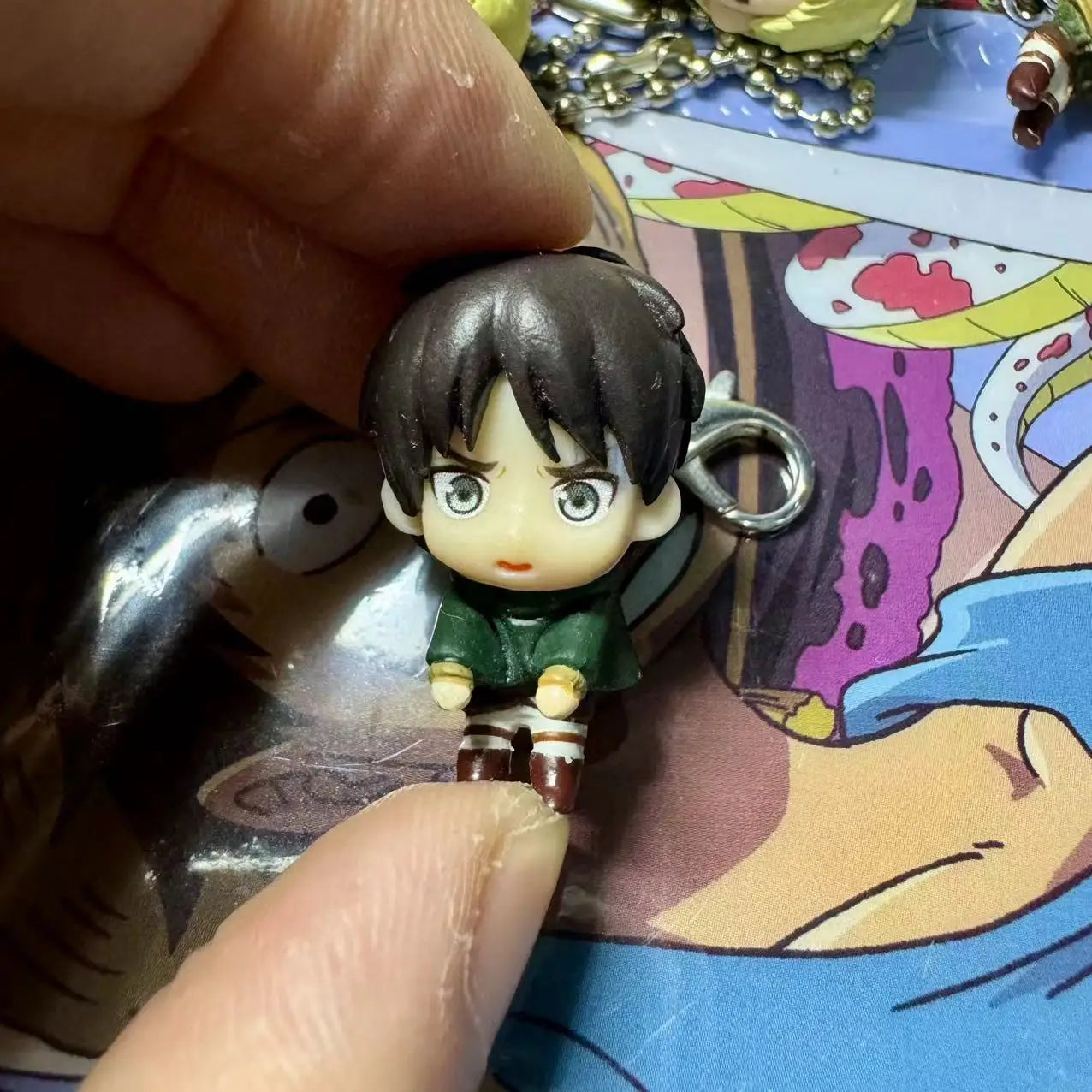 Attack on Titan: "Survey Corps Chibi" Collectible Charms (Official Bandai)