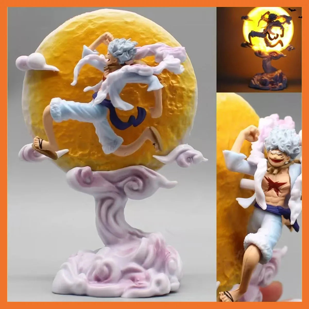 One Piece: Monkey D. Luffy "Gear 5 Nika & Moon" Illuminated Figure