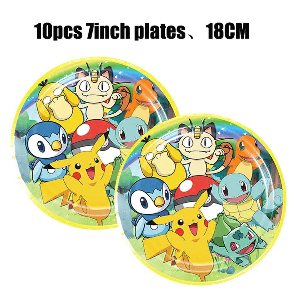 Pokémon: "Trainer's Birthday Bash" Party Supplies Kit (Takara Tomy)