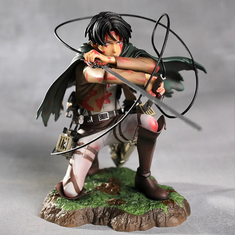 Attack on Titan: Levi Ackerman "Humanity's Strongest" Combat Figure (Bandai)