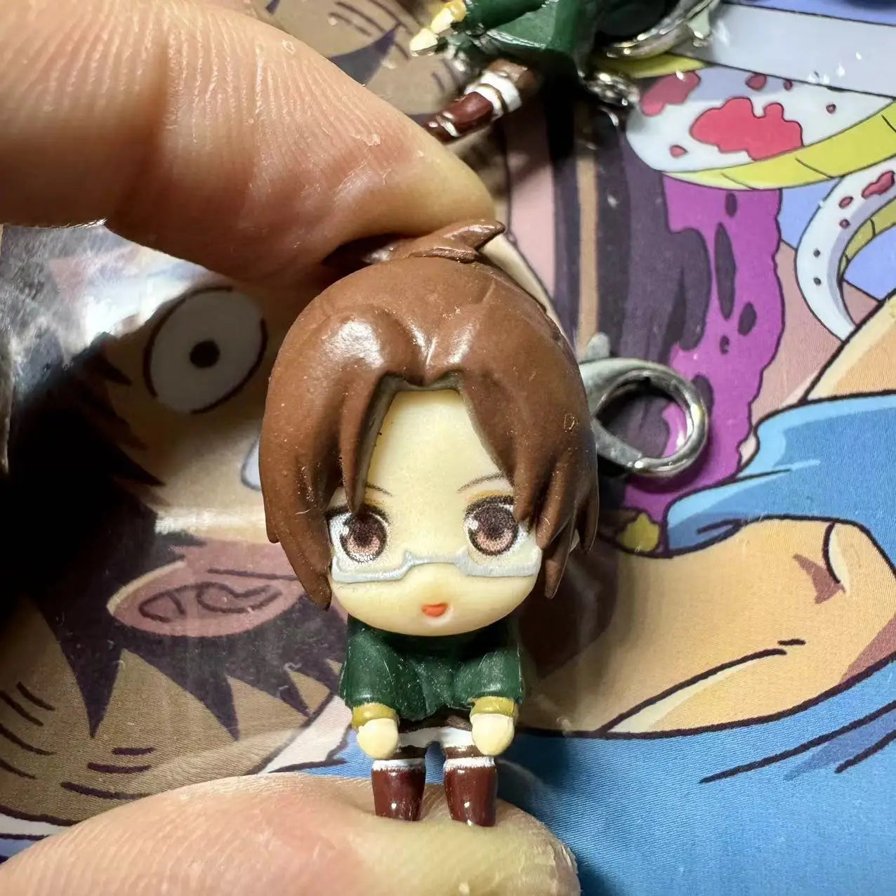 Attack on Titan: "Survey Corps Chibi" Collectible Charms (Official Bandai)