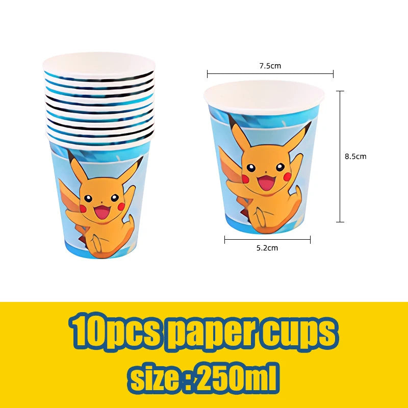 Pokémon: "Trainer's Birthday Bash" Party Supplies Kit (Takara Tomy)