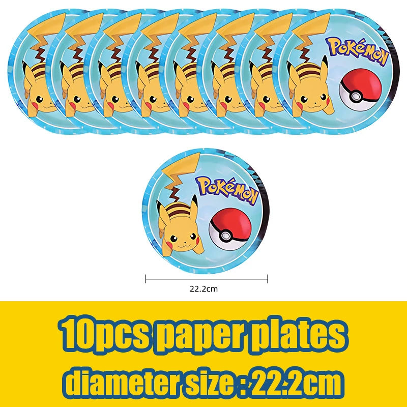 Pokémon: "Trainer's Birthday Bash" Party Supplies Kit (Takara Tomy)